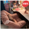 懒悠悠 懒人沙发椅子 现代简约家具卧室小沙发椅宿舍单人沙发阳台懒人椅 粉色绒布（单椅子）